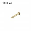 Uxcell Small Tiny Hardware Nails Iron 1 2x8mm Dxl For Diy Decorative Wooden Boxes Accessories Gold Tone 500pcs