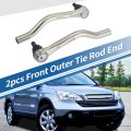 2pcs Front Outer Tie Rod Ends Kit Suspension Steering End For Honda Civic Insight Drag Link No 53540tbaa01 53560tbaa01