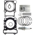 Stock Piston Gasket Spark Plug Kit For Yamaha Kodiak 450 And Grizzly Fits Yfm450 Yfm450fgh Part Number 5nd-11631-00-yx 