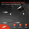 A-premium O2 Oxygen Sensor Compatible With Ford Mustang 2018 2019 2020 5 0l Automatic Upstream And Downstream 4-pc Set Replace