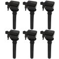 Set Of 6 Ignition Coil Packs 2 Pins Fits For Chrysler Pacifica 3 5l 2004-2006 Pack Replaces Uf269 