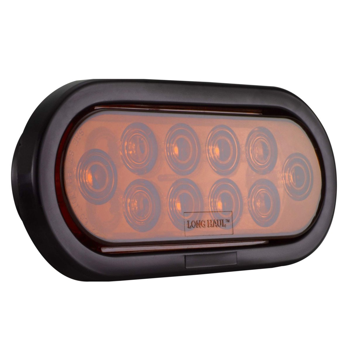 6 In Amber Led Trailer Tail Lights Sealed Stop Turn Pack