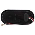 6 In Amber Led Trailer Tail Lights Sealed Stop Turn Pack