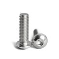 M3 X 30mm Button Head Socket Cap Screws 304 Stainless Steel Metric Allen Hex Drive Fully Threaded 50 Pieces 