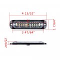 4x 10-led 12v 24v Car Truck Emergency Beacon Warning Hazard Flash Strobe Light White Amber Yellow