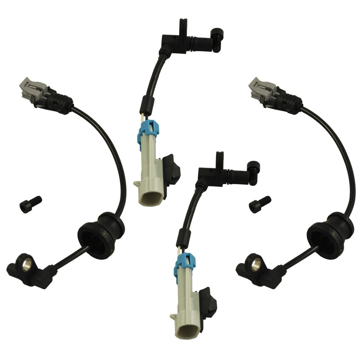 4 Pcs Abs Wheel Speed Sensor Replacement For Pontiac Chevrolet Equinox Captiva Saturn