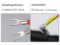 Yuchengtech Grounding Clamp Stainless Steel Antistatic Ground With Long Insulated Wire 10m Spiral
