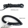 Yuchengtech Grounding Clamp Stainless Steel Antistatic Ground With Long Insulated Wire 10m Spiral