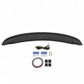 Hecasa Rear Trunk Spoiler For Chevrolet Camaro 2014 2015 Black Wing Lip