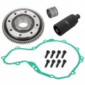 Starter Starting Clutch One Way Gear Bearing Gasket Flywheel Puller Kit For Polaris Predator 500 Outlaw 2003-2007 Oem
