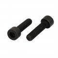 Uxcella 8 Grade M5x20mm Hex Socket Drive Fully Threaded Left Hand Thread Bolt 4pcs
