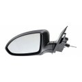 Driver Side Door Mirror For Chevy Cruze 2011 To 2015 Manual Remote Folding Non Heated Textured Black Replacement 95186743 