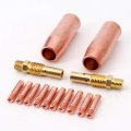 Kipa 0 035 Mig Welding Kit For Tweco Lincoln 100l Contact Tip Gas Diffuer Nozzle M3 Torch Gun Consumable Durable