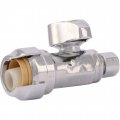 Sharkbite 1 2 Push To Connect X 4 Inch 3 8 Od Straight Stop Valve Quarter Turn Pex Pipe Copper Cpvc Pe-rt Hdpe 23337-0000lf 
