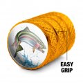 Rainbow Trout Fishing 7 Valve Stem Caps For Tire Rim Wheel Aluminum Yellow