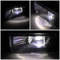 Auto Dynasty Compatible With Gmc Yukon Xl Pair Chrome Housing Smoked Lens Led Fog Light Bezels Mounting Kit Switch