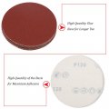 Hifrom 5 Inch Sanding Discs No-hole Hook And Loop 40 60 80 100 120 Grit Sandpaper Aluminum Oxide Random Orbital Sander Pads