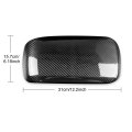 Airspeed Car Armrest Box Cover Real Carbon Fiber Center Console Protector Cap Interior Decoration Sticker Trim For Mini