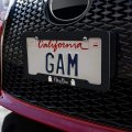 Hey Boo Cute Kawaii Ghost License Plate Tag Frame