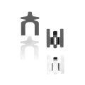 Disc Brake Hardware Set For Ford Thunderbird 1996 1997 Front Position Alx-pau-df-340-54077-cla6 Standard Style Black Plastic