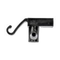 Windshield Washer Nozzle For Chevy C3500 K3500 1990 1998 Black Plastic With 0 21 In Hose Port Diameter Replacement 22072439 