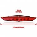 Sautvs Red Led Tail Light For Ski-doo Spyder Rear Brake Stop Lamp Can-am Spyder F3 Rt 2019-2024 Mxz Renegade Summit 600 850