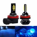 Socal-led Lighting 2x H11 H8 Led Fog Light Bulb For Powersports Advanced 3030 Smd Bright Colorful Daytime Running Drl Lamp Ice 