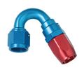 Fragola 2000 Series Pro-flow 150 Degree Bent Tube Hose End -12 An Blue Red 