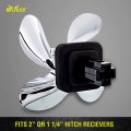 Bully Cr-402 Chrome Abs Plastic Universal Fit Truck Propeller Hitch Cover Fits 1 25 And 2 Receivers For Trucks From Chevy