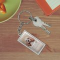 Graphics More American Cocker Spaniel Dog Breed Rectangle Keychain In Chrome Plated Metal