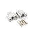 Httmt 030f650gs0817- Motorcycle Handlebar Riser Kit Moves Bar Up Compatible With F650gs F700gs 08-17 Silver
