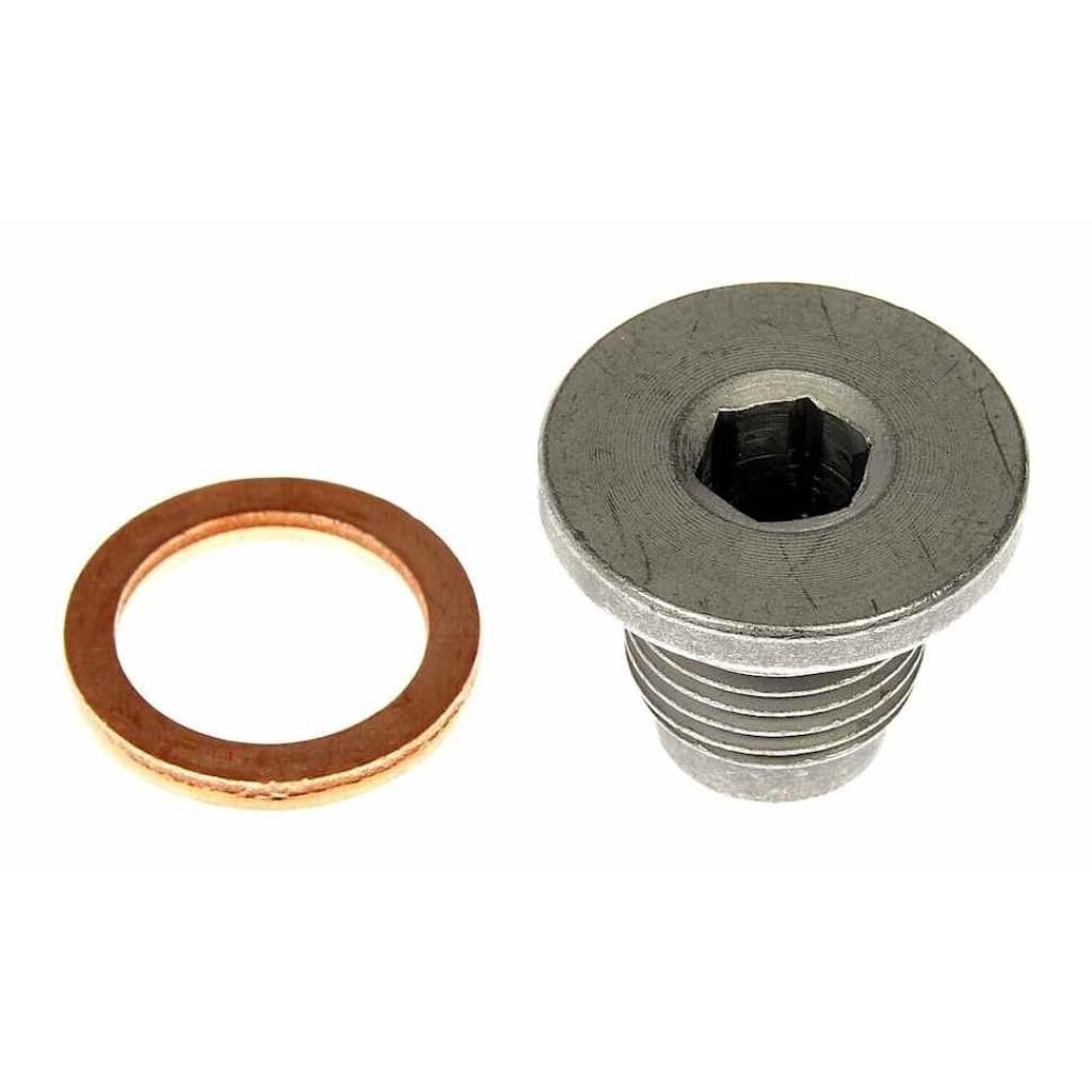Engine Oil Drain Plug For Audi S6 S7 S8 2013 2014 2015 Pieces With 5 Washers Steel Aluminum Allen Key Head Replacement