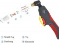 70pcs Pt31 Plasma Cutter Consumables For Cut35i Cut45 Cut50 Torch Accessories Pt-31 Jg-40 Lg-40 Includes 30 Nozzles 20