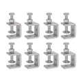 Stainless Steel C-clamp 0 98 Inch 30mm Wide Jaw Opening 0-25mm Clamping Range For Woodworking Welding Building Household Mount 