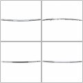 Waltyotur Chrome Rear Bumper Lower Trim Molding 85072-5hk0a Replacement For Nissan Rogue 2017-2019