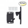 Camp N 10 Pack Push Catch Latch Grabber Holder For Rv Cabinet Doors With Mounting Hardware 5 Lbs Pullce Perfect For Trailer