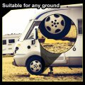 2 Pieces Camper Leveler Grip Rubber Mat Rv Leveling Blocks Durable With Wear Resistant Easily Level Travel Trailer Up To 35000