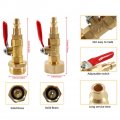 Zcargel Brass Winterize Blowout Adapter Garden Hose Quick Drain 1 4 Connect Plug Faucet Connector For Rv Boat Camper Trailer