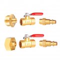 Zcargel Brass Winterize Blowout Adapter Garden Hose Quick Drain 1 4 Connect Plug Faucet Connector For Rv Boat Camper Trailer