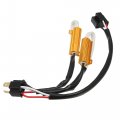 X Autohaux 2pcs 9003 H4 Hb2 Led Headlight Load Resistor Kit Dual 50w 8ohm Anti-flicker Relay Error Free Decoder Warning