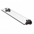 Allied Brass Ap-1 22 Astor Place Inch Vanity Beveled Edges Glass Shelf Antique Bronze 