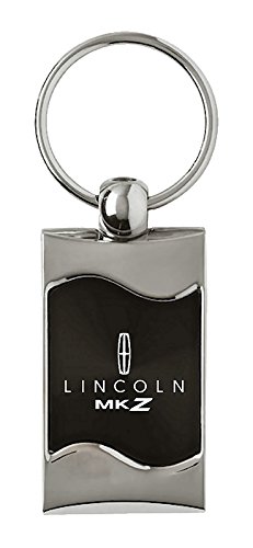Lincoln Mkz Rectangular Black Car Key Chain Ring Fob