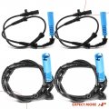 A-premium Abs Wheel Speed Sensor Compatible With Bmw Models 325xi 2001-2005 330xi Front And Rear Side 4-pc Set Replace