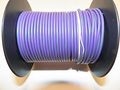 Violet Gray Striped 18 Ga Awg Gxl Wire 100 Spool For Automotive Truck Motorcycle Rv General Purpose Copper 94 O D Abrasion 