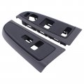 Motoku Front Driver And Passenger Side Window Switch Bezel Dark Gray For Chevy Silverado Gmc Sierra 1500 2500hd 3500 2004-2006