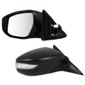 Left And Right Side View Mirror For 2013-2018 Nissan Altima Sedan Non-heated W Signal Lamp Cover Ptm Replaces 963023th2a-pfm 