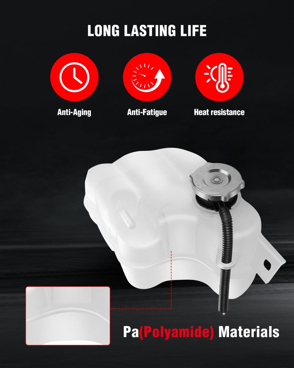 Engine Coolant Reservoir Tank 603 453 For Dodge Journey 2009 2015 Expansion Replacement 5058455ad 55056382aa With Cap White
