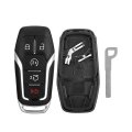 Key Shell Cover 5 Buttonless Car Remote Key Fob Case Abs Black