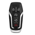 Key Shell Cover 5 Buttonless Car Remote Key Fob Case Abs Black