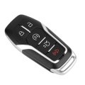 Key Shell Cover 5 Buttonless Car Remote Key Fob Case Abs Black